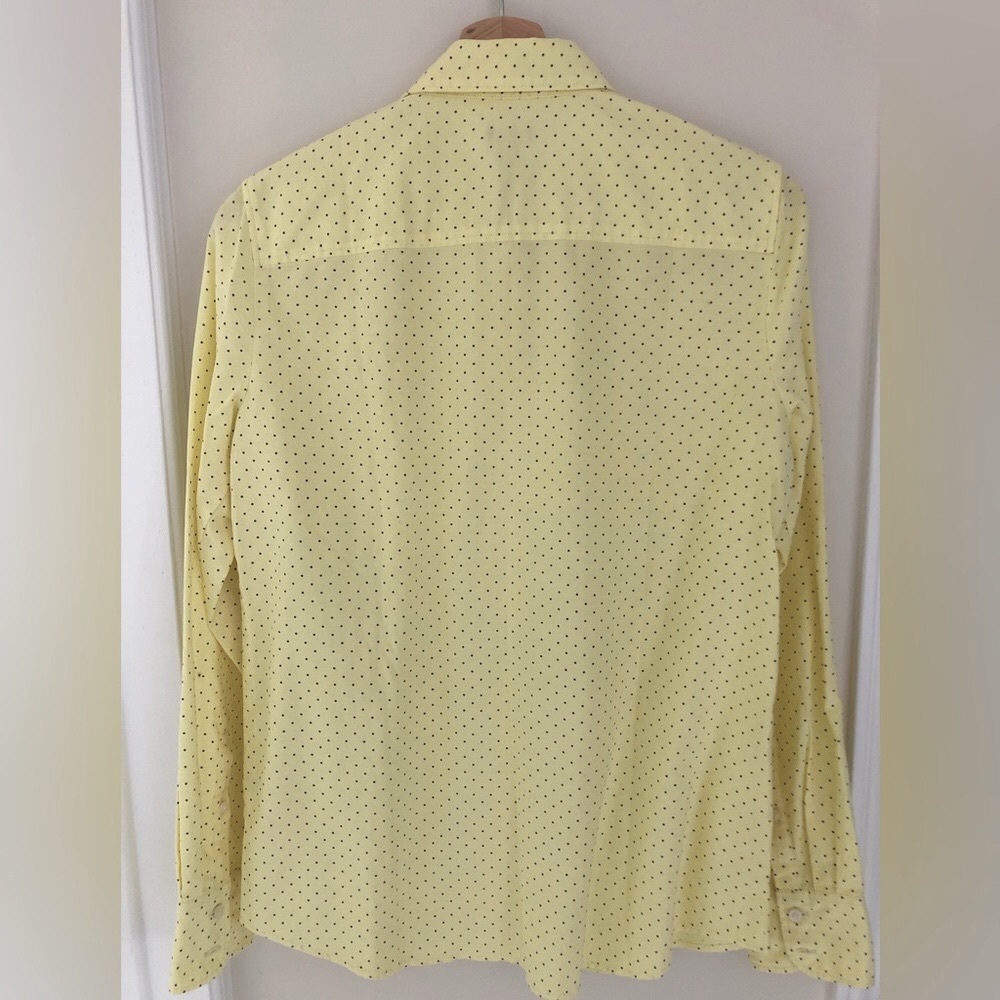 NWT J. Crew Factory 100% cotton mini dot button down shirt - Picture 3 of 5